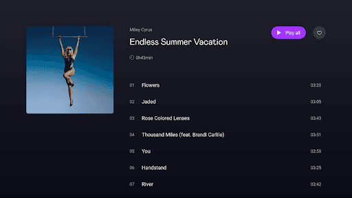 Deezer for Android TV