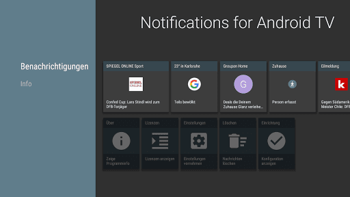 Notifications for Android TV