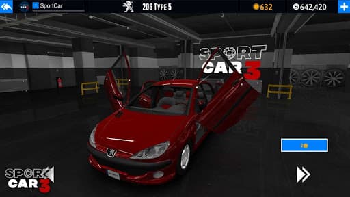 Sport car 3 : Taxi & Police -