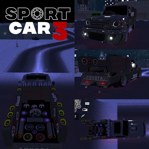 Sport car 3 : Taxi & Police -
