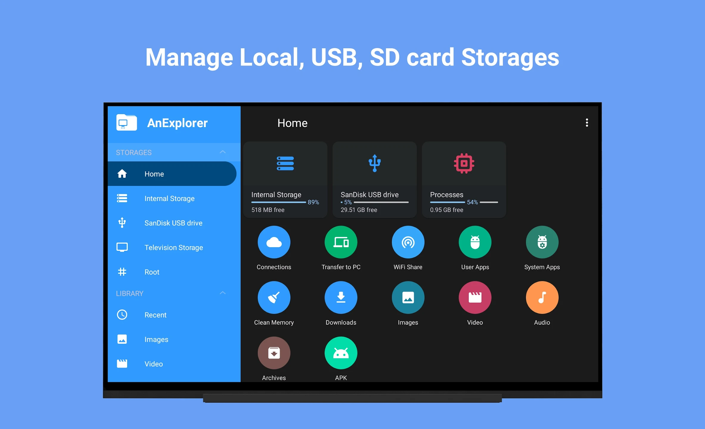 AnExplorer TV File Manager