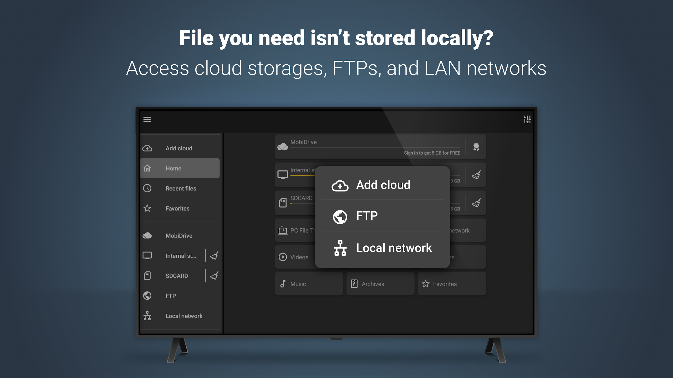 TV File Commander