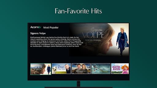 Acorn TV: Brilliant Hit Series