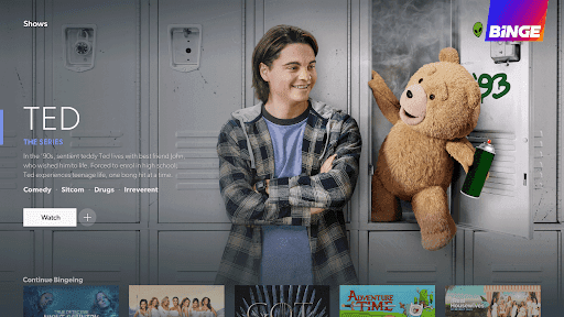 Binge for Android TV