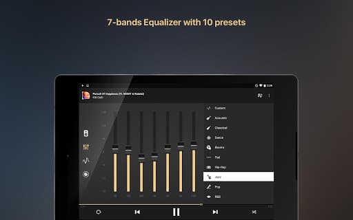 Equalizer music player booster