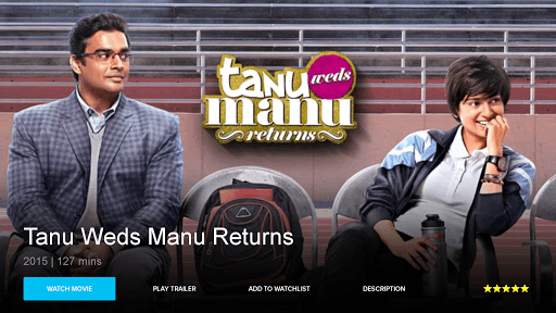 Eros Now for Android TV