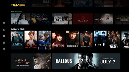 Filmzie – Movie Streaming App