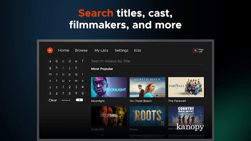Kanopy for Android TV