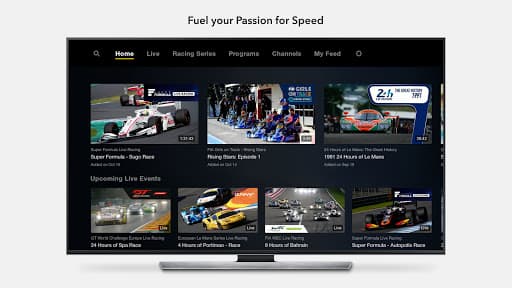 Motorsport.tv for Android TV
