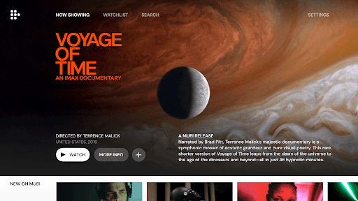 MUBI: Curated Cinema
