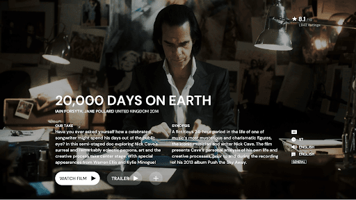 MUBI: Curated Cinema