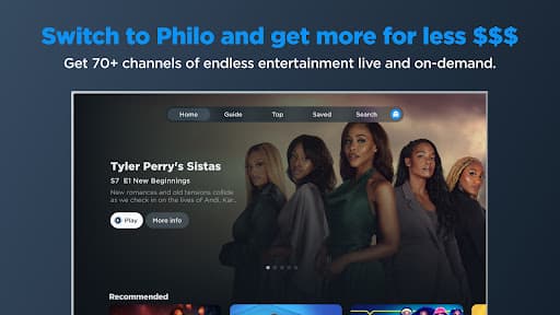 Philo: Live and On-Demand TV