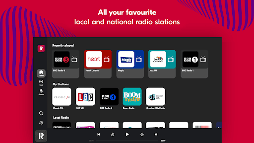 Radioplayer for TV