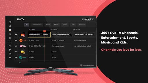 ScopeVideo By YuppTV-AndroidTV