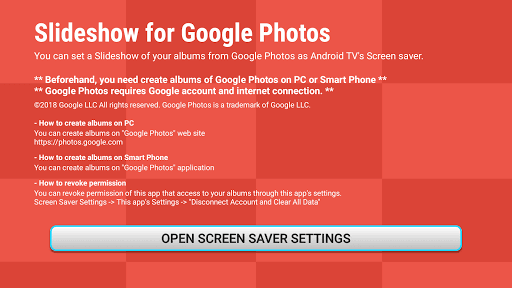 Slideshow for Google Photos