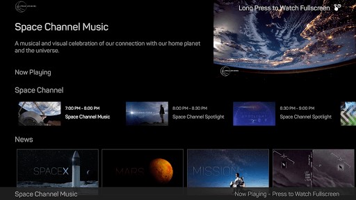 Space Channel for Android TV