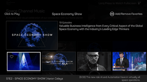 Space Channel for Android TV