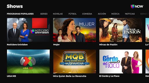 Univision Now: Live TV