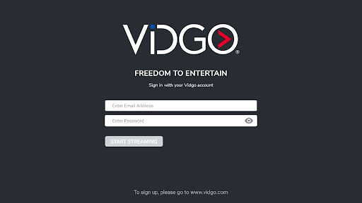 Vidgo for Android TV