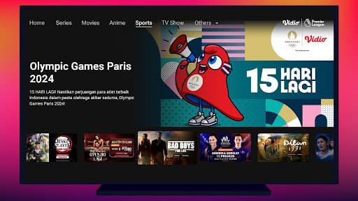 Vidio TV: Sport, Movie, Series