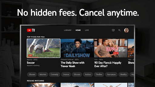 YouTube TV: Live TV & more
