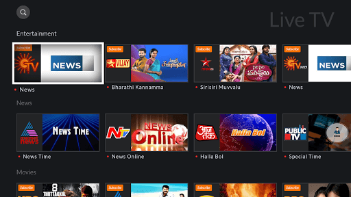 YuppTV for AndroidTV - LiveTV,