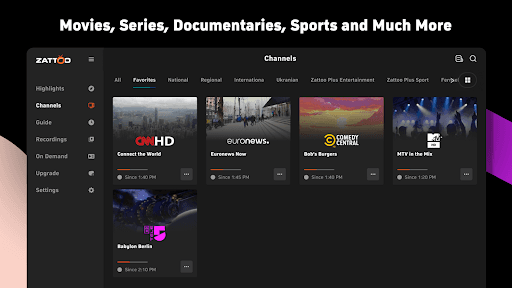 Zattoo - TV Streaming App