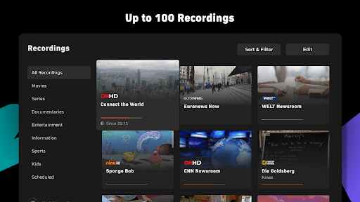 Zattoo - TV Streaming App