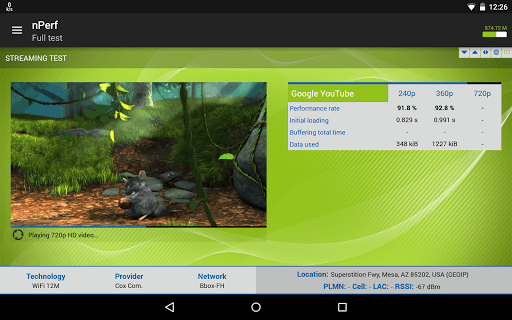 Speed test 4G 5G WiFi
