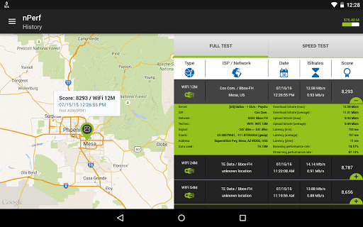 Speed test 4G 5G WiFi