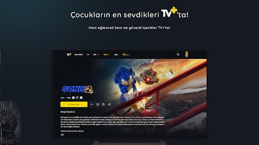 TV+: Film, Dizi & Canlı TV
